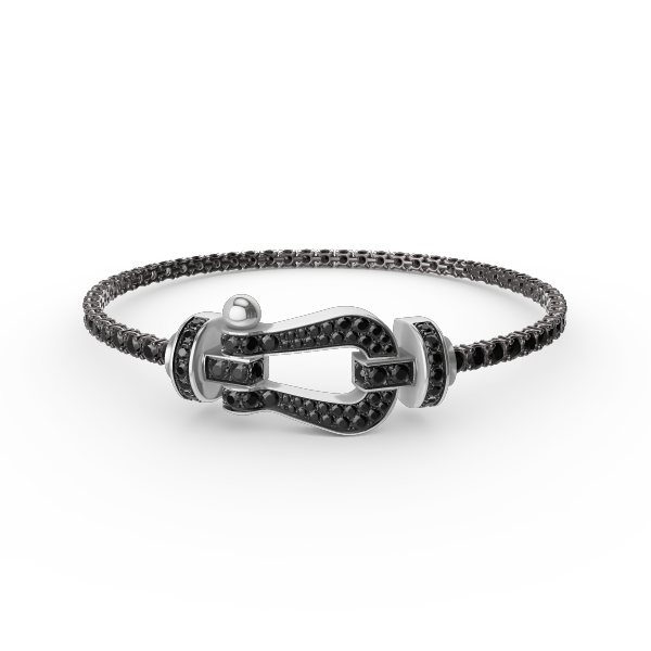 Mystic FORCE  LARGE HORSESHOE FULL DIAMOND TENNIS BRACELET