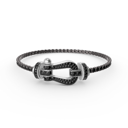 Mystic FORCE  LARGE HORSESHOE FULL DIAMOND TENNIS BRACELET